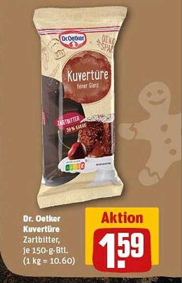 Dr. Oetker Kuvertüre Zartbitter