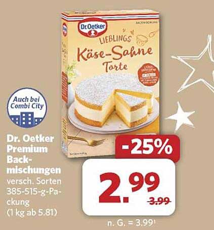 Dr. Oetker Lieblings Käse-Sahne Torte