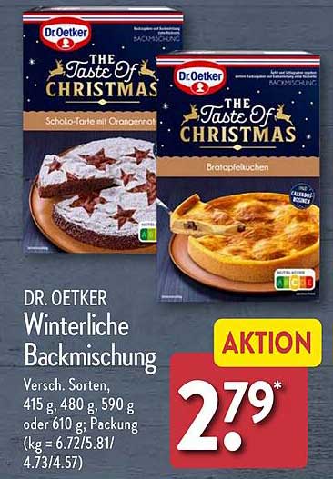 Dr. Oetker Winterliche Backmischung