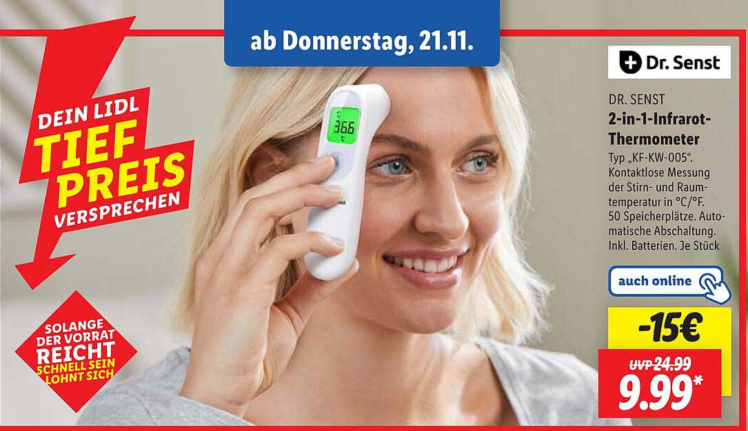 DR. SENST 2-in-1-Infrarot-Thermometer