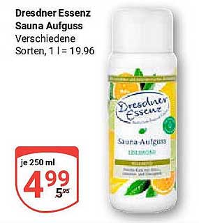 Dresdner Essenz Sauna Aufguss