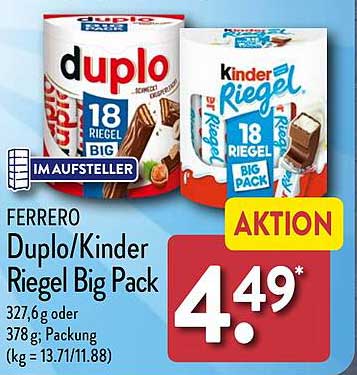 Duplo/Kinder Riegel Big Pack