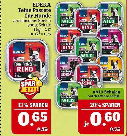 EDEKA Feine Pastete für Hunde