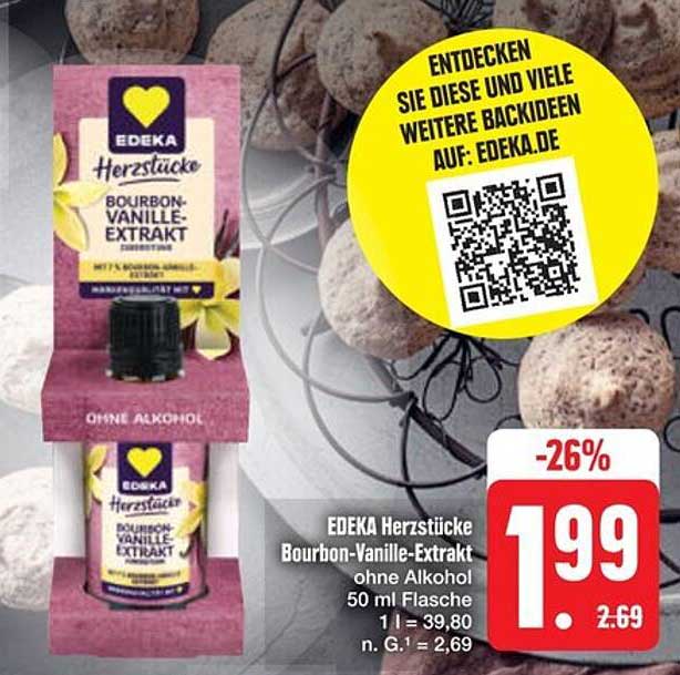 EDEKA Herzstücke Bourbon-Vanille-Extrakt