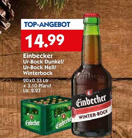 Einbecker Ur-Bock Dunkel/Ur-Bock Hell/Winterbock