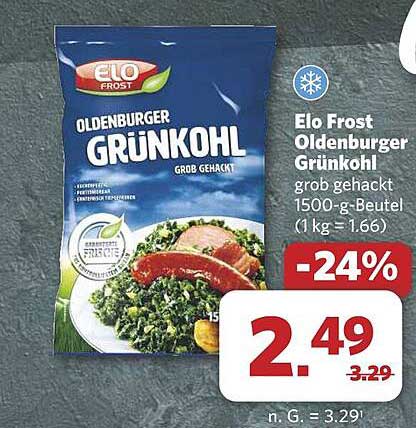 Elo Frost Oldenburger Grünkohl