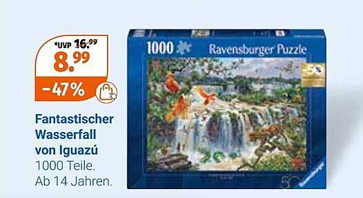 Fantastischer Wasserfall von Iguazú Ravensburger Puzzle