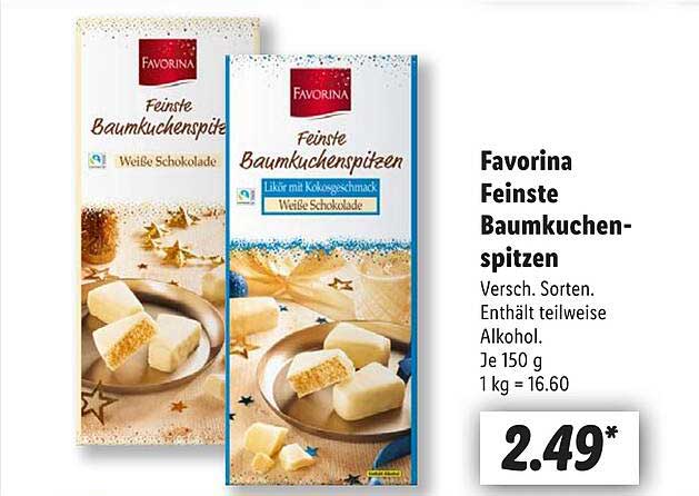 Favorina Feinste Baumkuchen-Spitzen