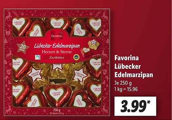 Favorina Lübecker Edelmarzipan