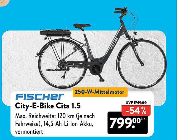 FISCHER City-E-Bike Cita 1.5