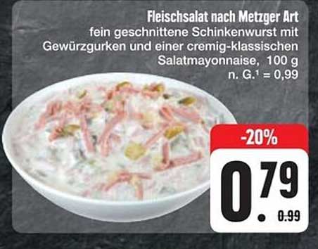 Fleischsalat nach Metzger Art