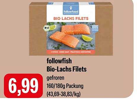 followfish Bio-Lachs Filets