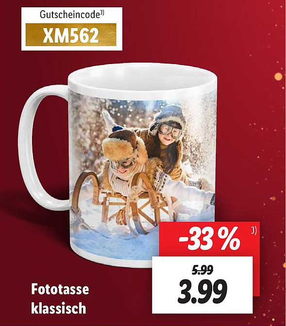 Fototasse klassisch