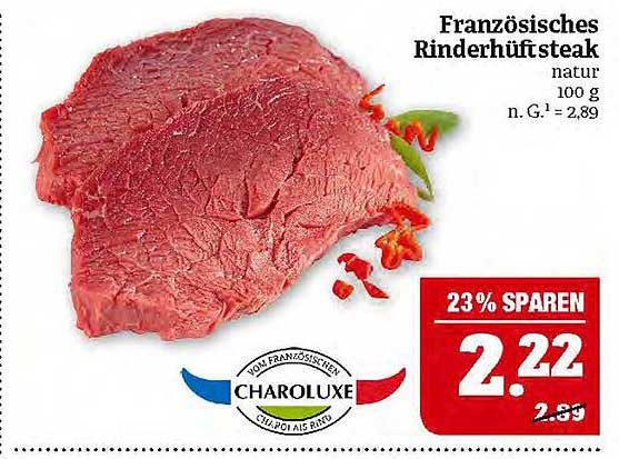 Französisches Rinderhüftsteak