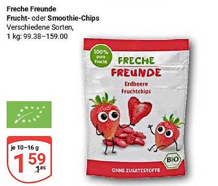 Freche Freunde Erdbeere Fruchtchips