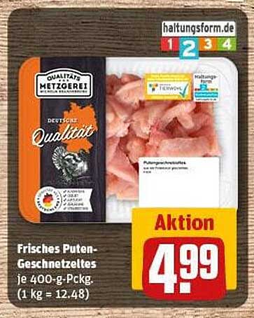 Frisches Puten-Geschnetztes