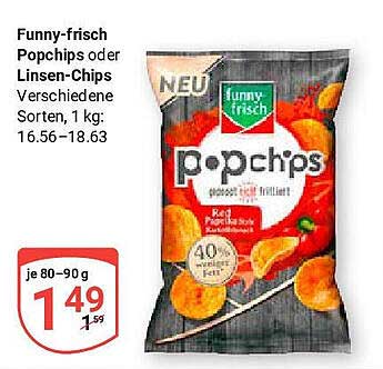 Funny-frisch Popchips oder Linsen-Chips