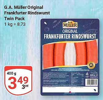 G.A. Müller Original Frankfurter Rindswurst