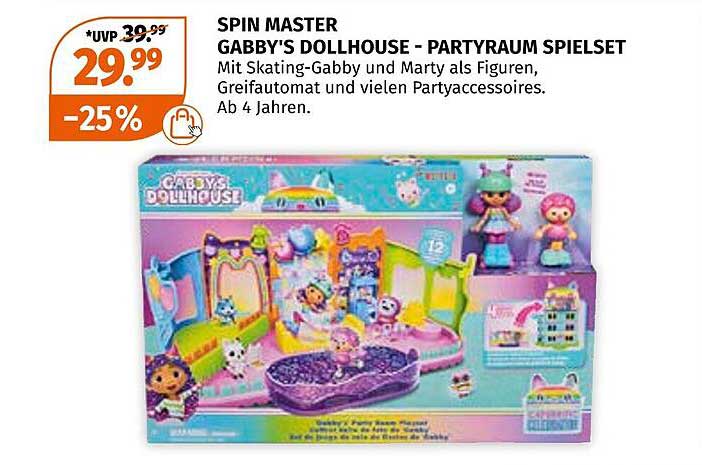 GABBY'S DOLLHOUSE - PARTYRAUM SPIELSET