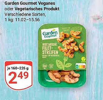 Garden Gourmet Veganes oder Vegetarisches Produkt