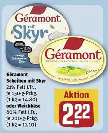 Géramont Scheiben mit Skyr