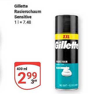 Gillette Rasierschaum Sensitive