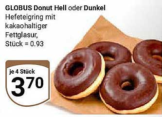 GLOBUS Donut Hell oder Dunkel