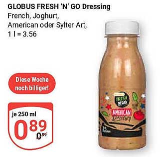 GLOBUS FRESH 'N' GO Dressing