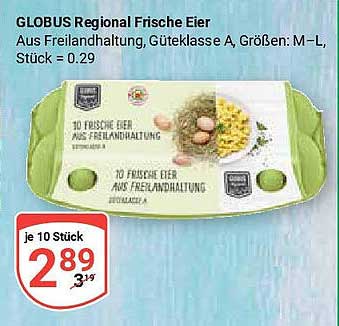 GLOBUS Regional Frische Eier