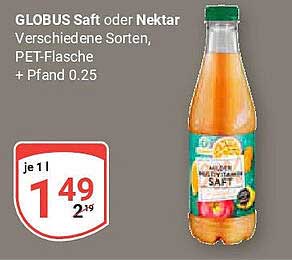 GLOBUS Saft oder Nektar