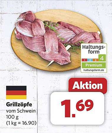 Grillzöpfe vom Schwein