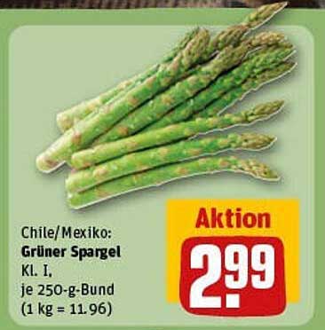 Grüner Spargel Kl. I