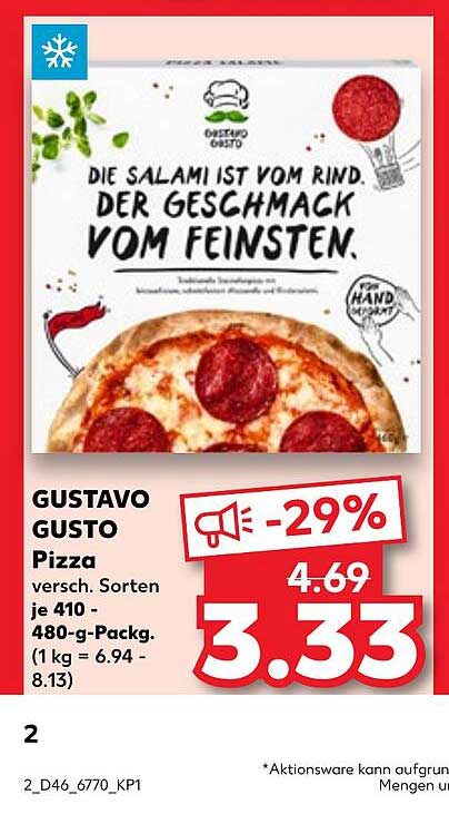 GUSTAVO GUSTO Pizza