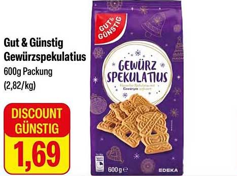 Gut & Günstig Gewürzspekulatius