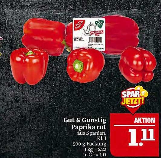 Gut & Günstig Paprika rot