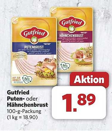 Gutfried Puten- oder Hähnchenbrust