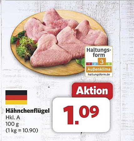 Hähnchenflügel Hkl. A