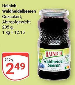 Hainich Waldheidelbeeren