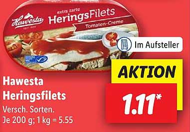 Hawesta Heringsfilets