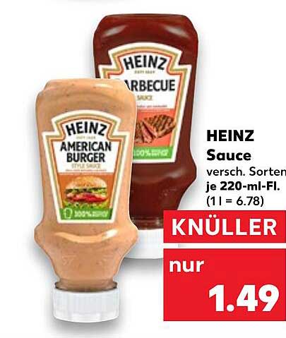 HEINZ American Burger Sauce