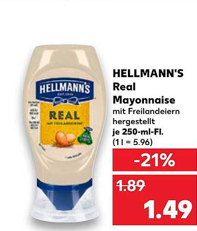 HELLMANN'S Real Mayonnaise