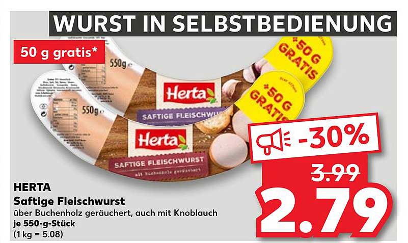 HERTA Saftige Fleischwurst