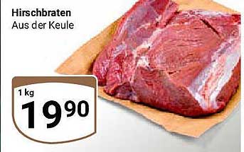 Hirschbraten aus der Keule