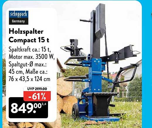 Holzspalter Compact 15 t