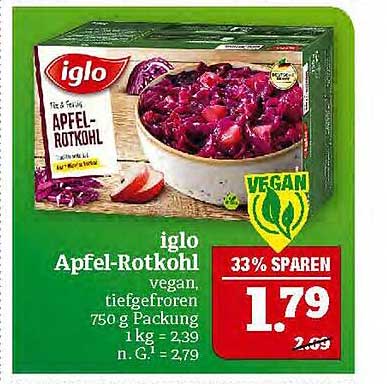 iglo Apfel-Rotkohl