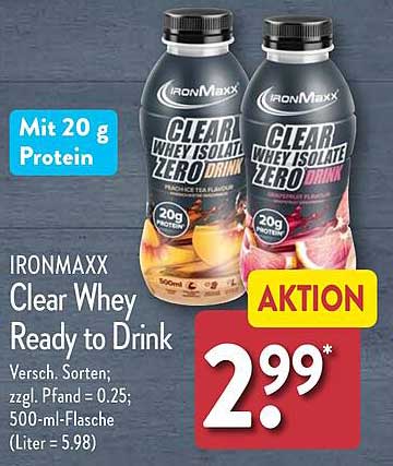 IRONMAXX Clear Whey Ready to Drink