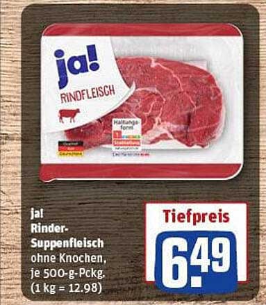 ja! Rinder-Suppenfleisch