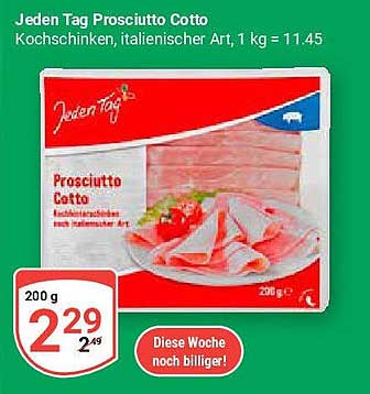 Jeden Tag Prosciutto Cotto