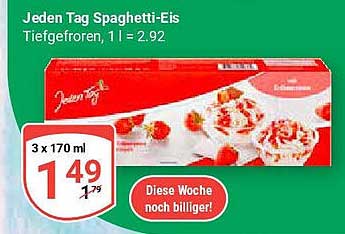 Jeden Tag Spaghetti-Eis