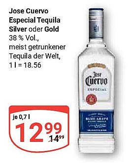 Jose Cuervo Especial Tequila Silver oder Gold